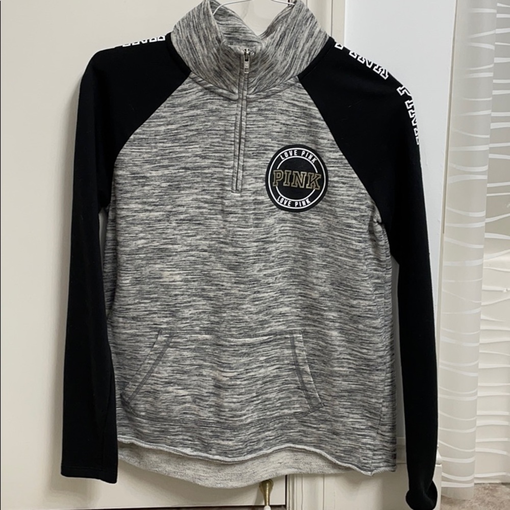 ‘PINK’ half zip